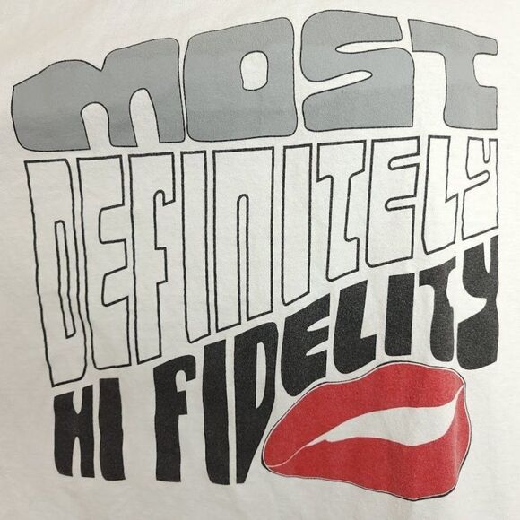 Most Definitely Hi Fidelity T Shirt Vintage Y2K Art Tee Streetwear Mens Size XL - Picture 2 of 5